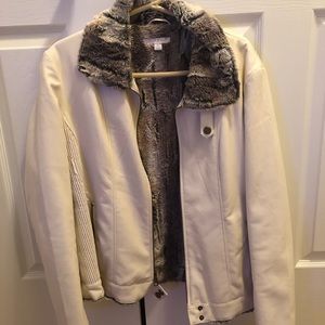 Faux leather jacket, excellent condition!!